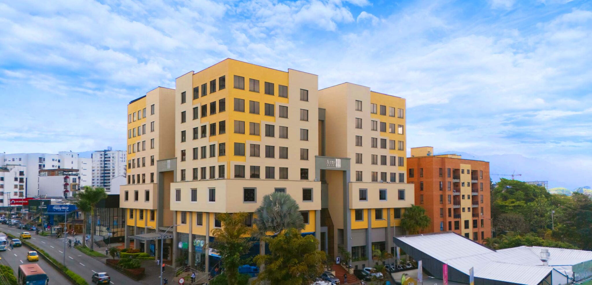 Fachada del Armenia hotel